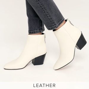 White Dolce Vita Booties